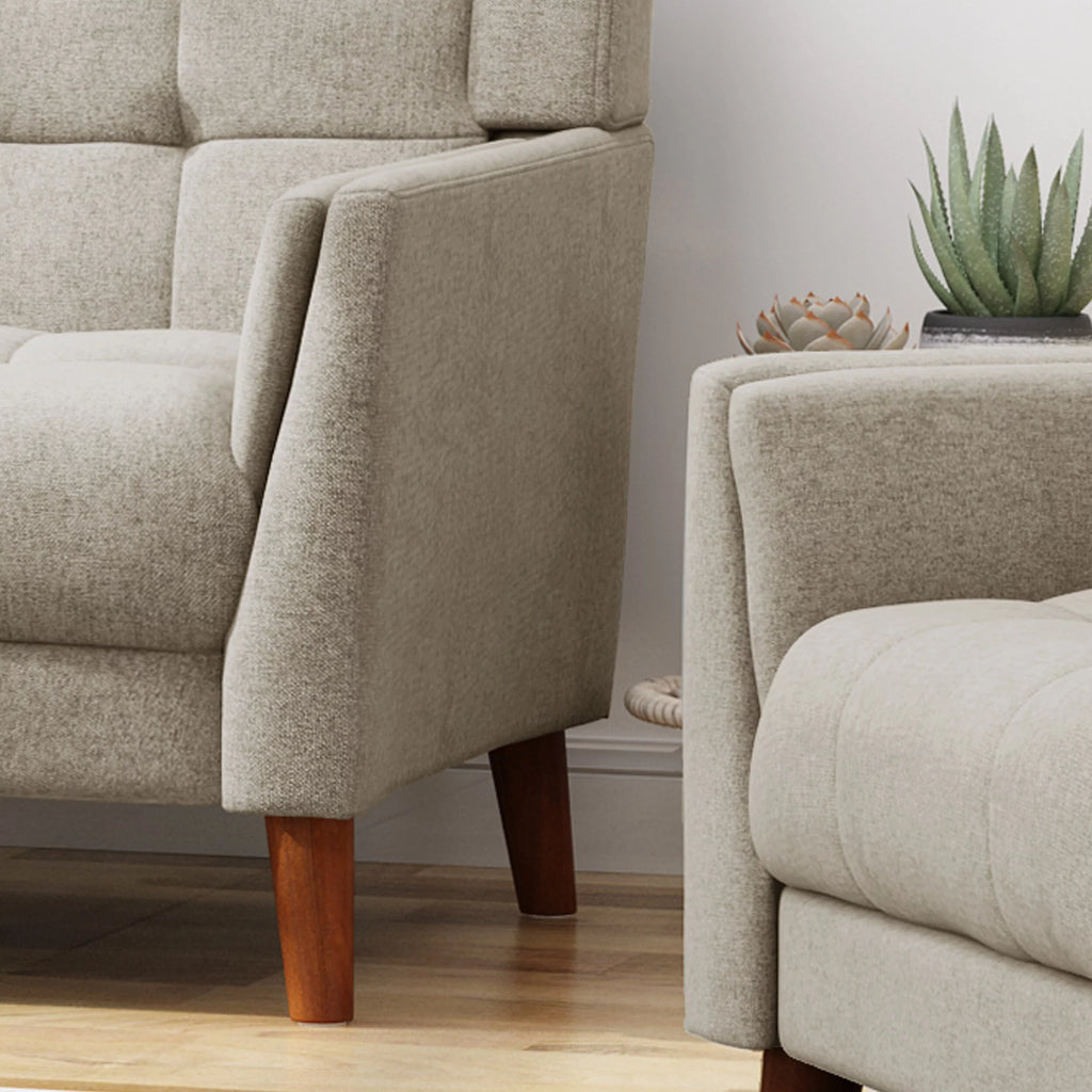 Fabric Arm Chair and Loveseat Set I819923