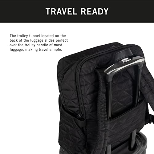 Black 20-Inch Hardside Expandable Spinner Luggage Y970