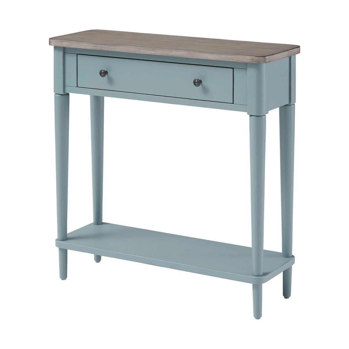 Solid Wood Console Table with Drawer and Shelf O465