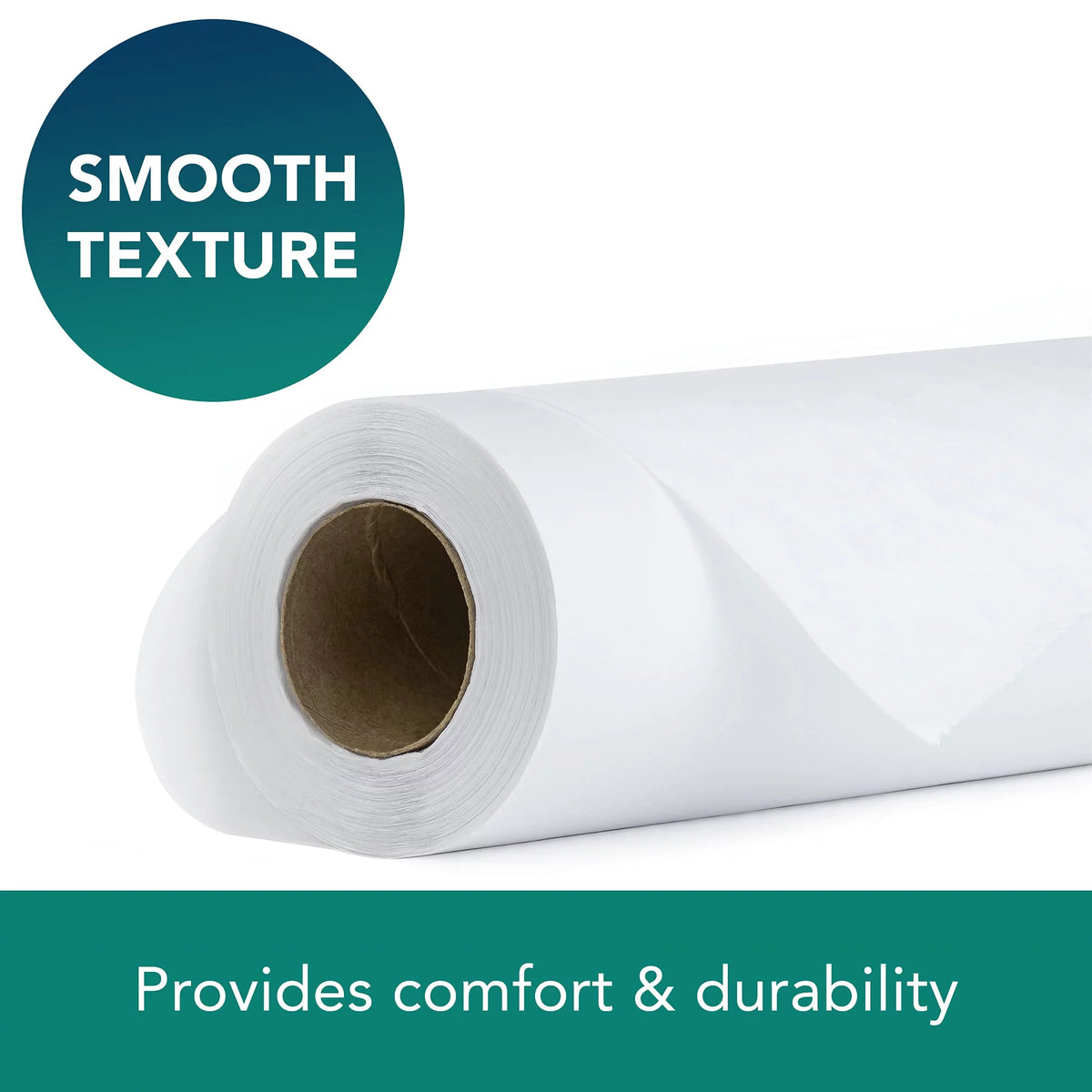 White Exam Table Paper, 21" Width, 225' Length, Pack of 12 M9525