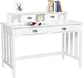 Writing Desk with Drawer Storage and Removable Hutch Q2418