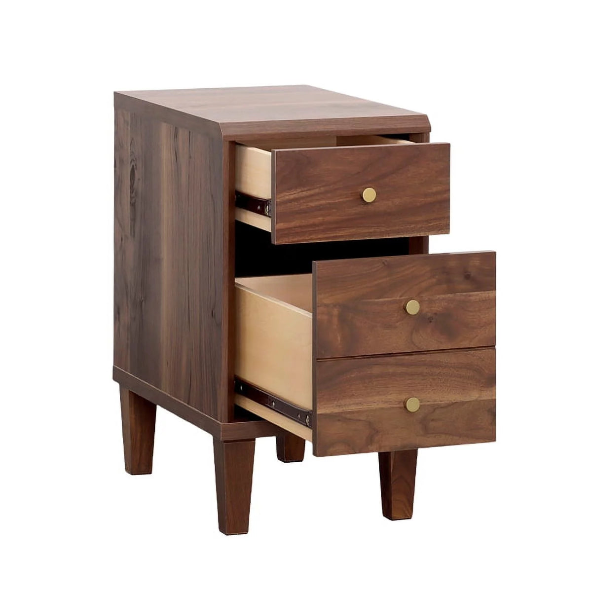 Engineered Wood Recliner Table in Grand Walnut S632