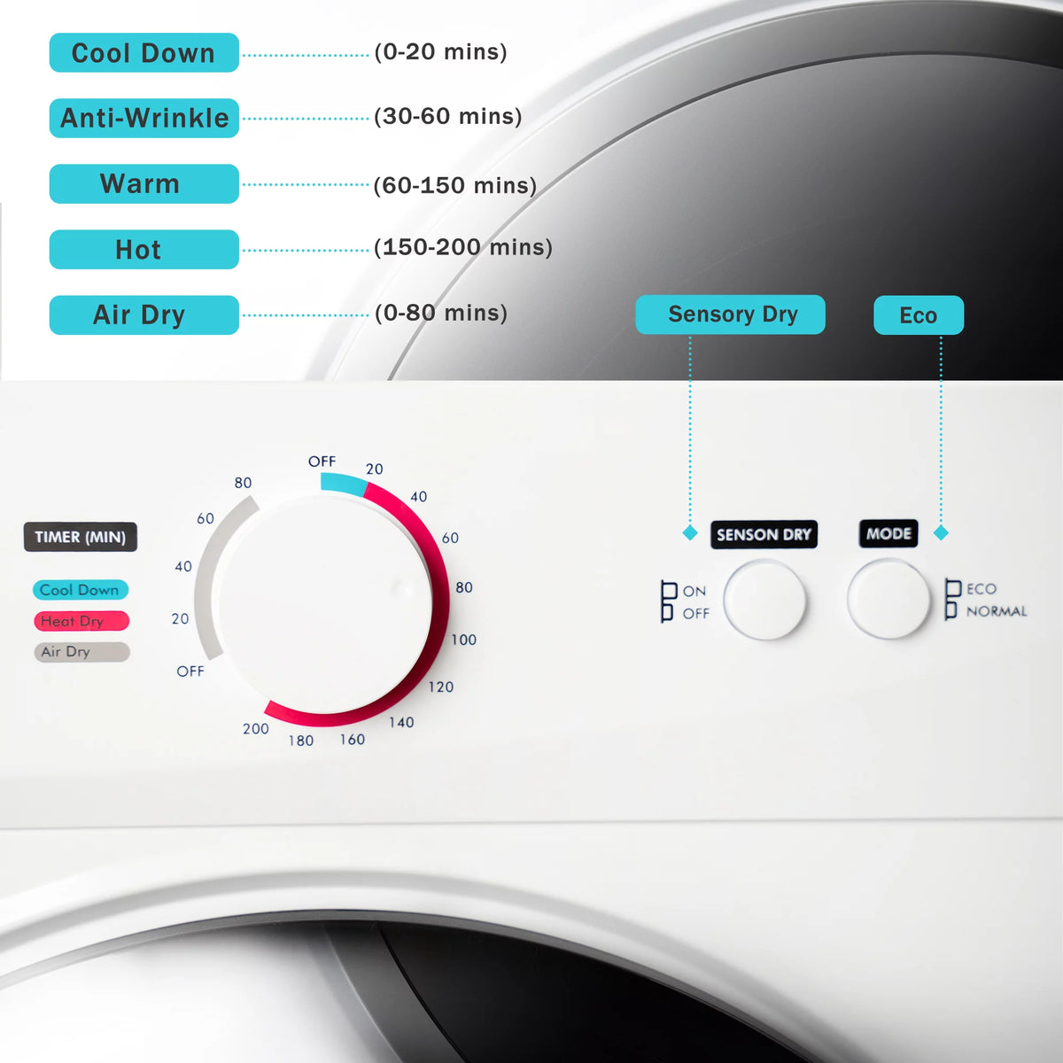 Portable Stainless Steel Laundry Dryer A455