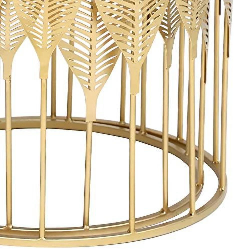 Gold Accent Metal Nesting Side Tables R188