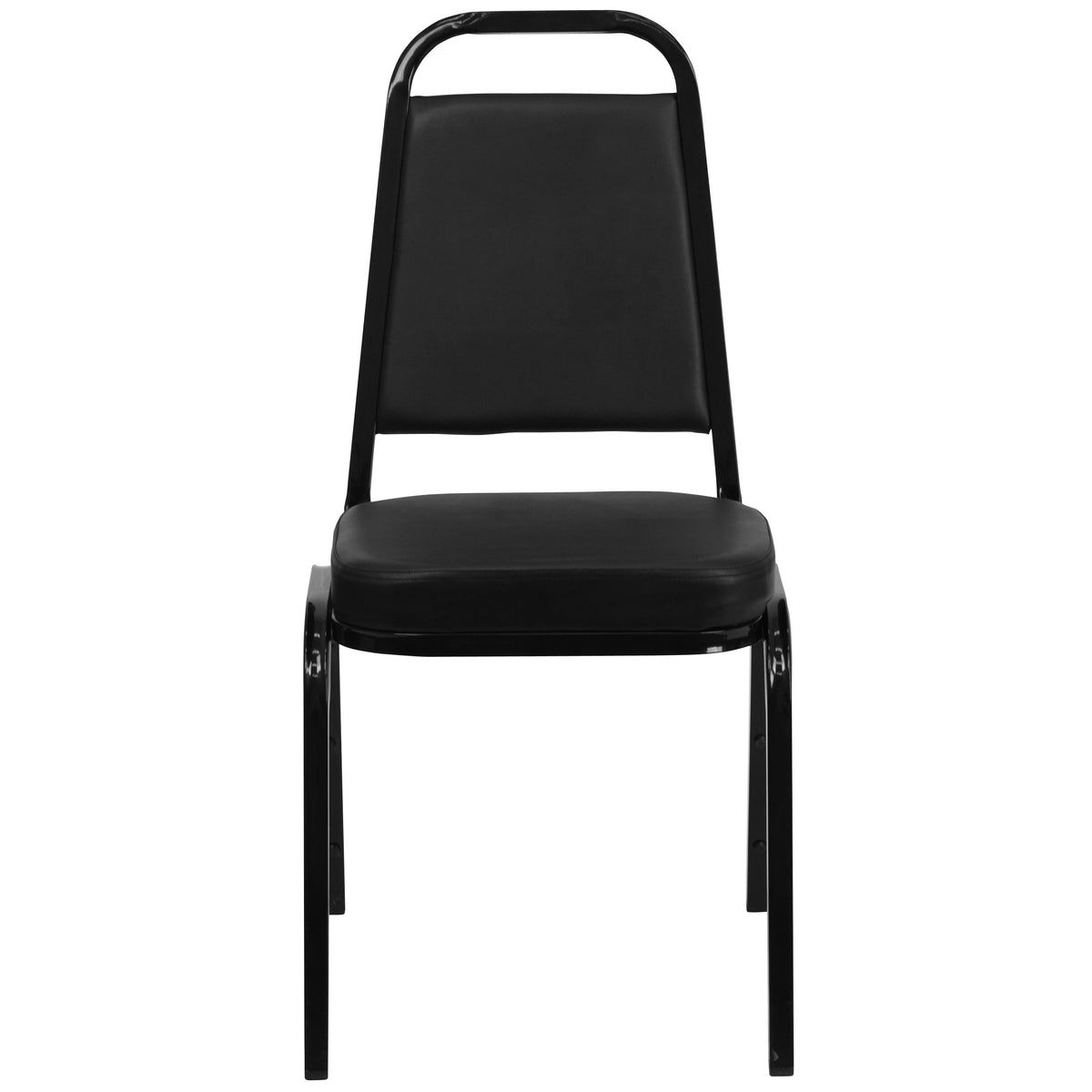 4 Pack Black Vinyl Stacking Banquet Chair F6920