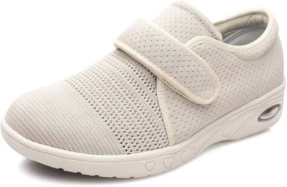 Women's Diabetic Casual Adjustable Walking Shoes Non-Slip Air Cushion Q1909