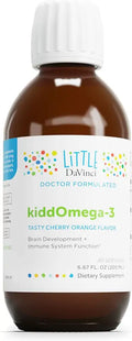 Liquid Omega-3 Supplement for Kids Cherry Orange Flavor 200mL I3688