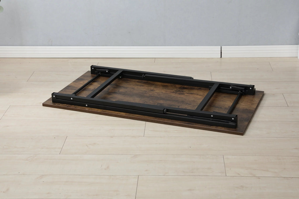 Folding Table Desk 31.5x15.7 Inches Black F44491