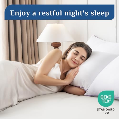 King Size Set of 4 Down Alternative Bed Pillows S5969
