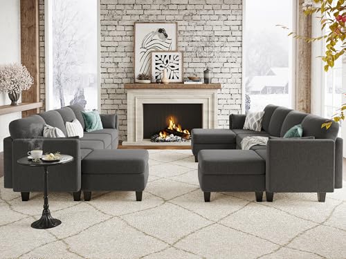 Modular U Shaped Sectional Sofa with Memory Foam I4181