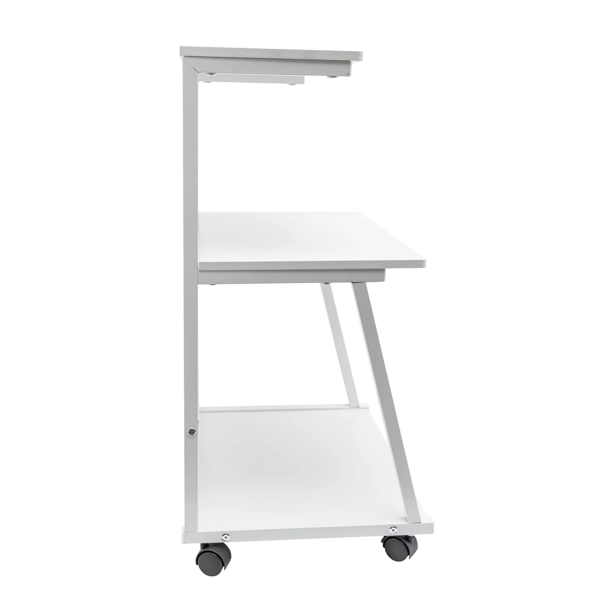 3-Tier Printer Stand Cart with Storage and Casters S428