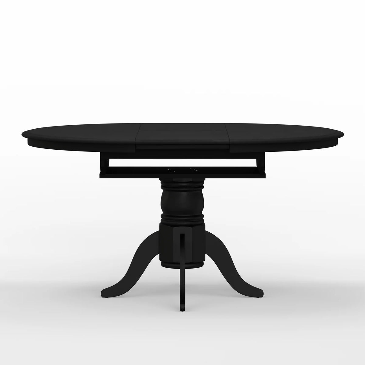 Single Pedestal Dining Table with Butterfly Leaf D77777