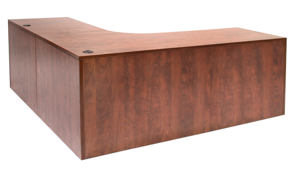 71" Double Pedestal Right Corner Credenza T359930