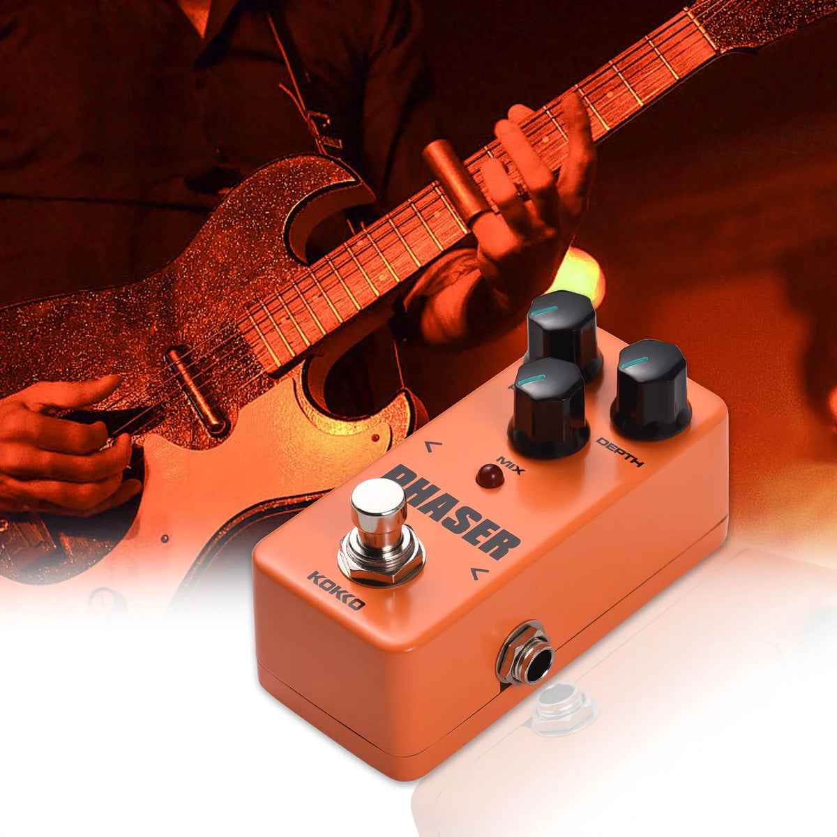 Portable Phase Pedal 3 Knobs Bypass Z744114
