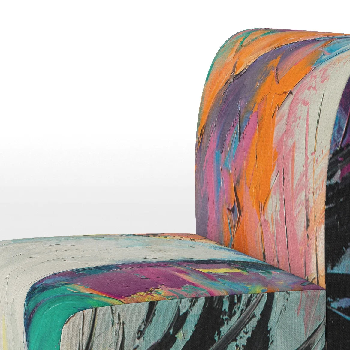 Turquoise Upholstered Accent Chair O38860