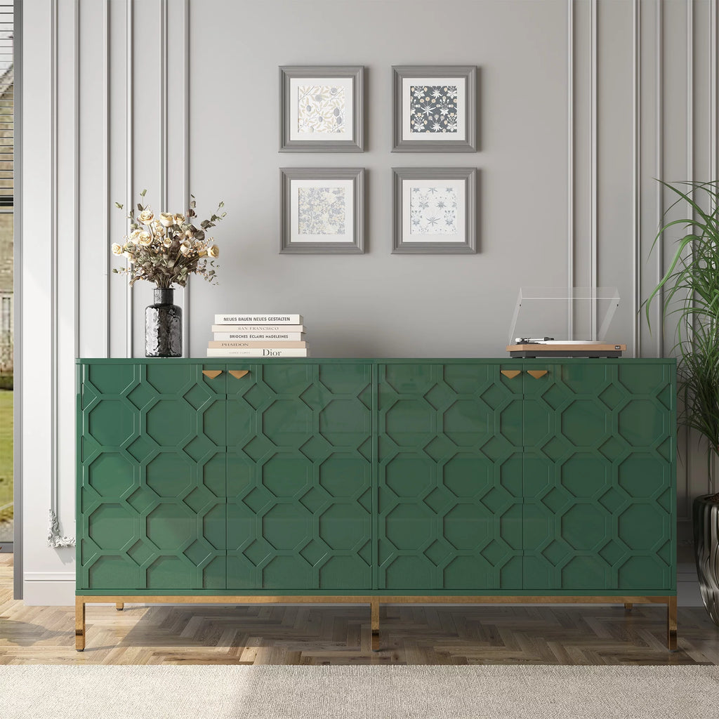 Green High Gloss TV Stand O112249