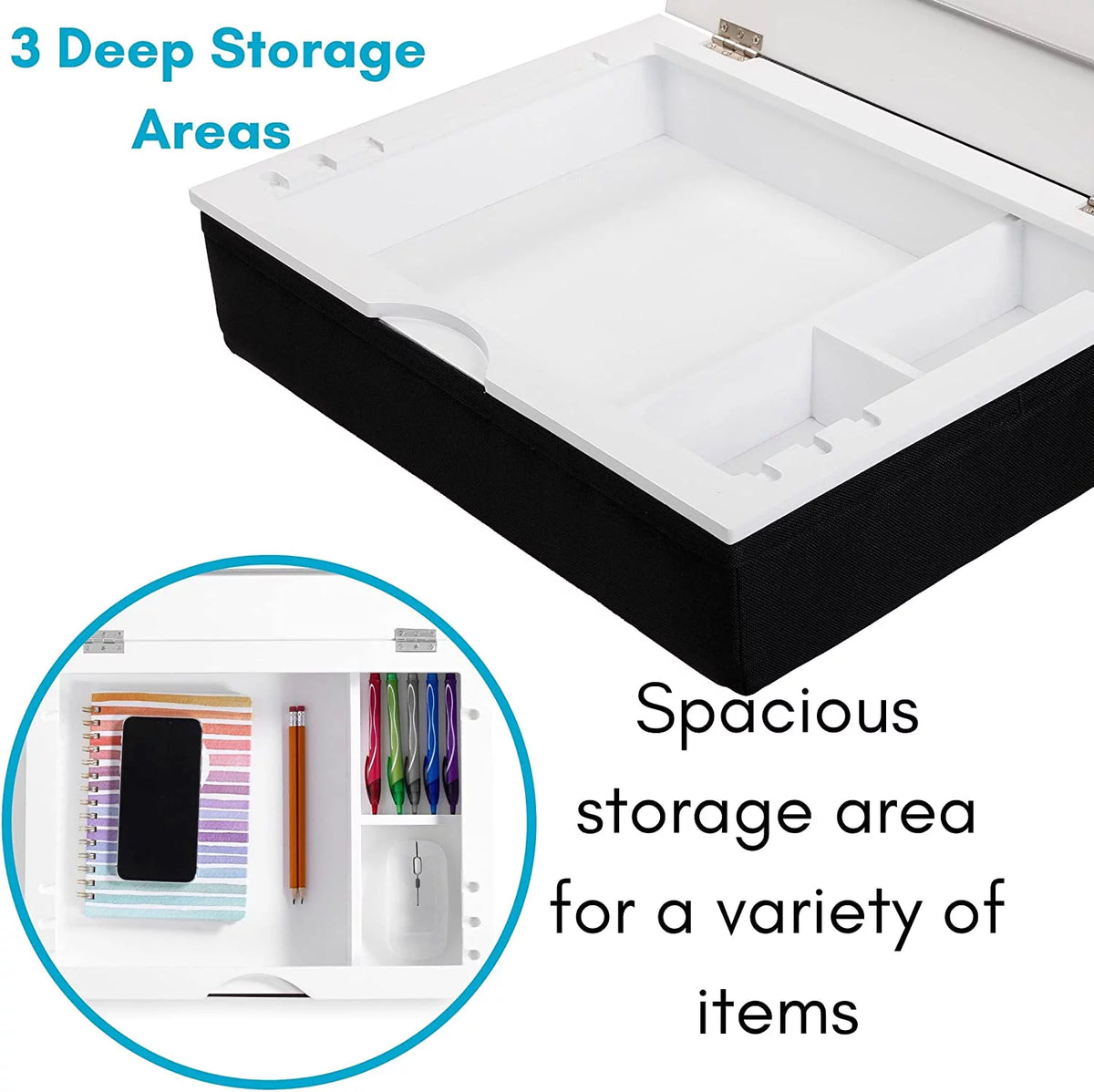 Lap Desk with Storage and Cushion K22634