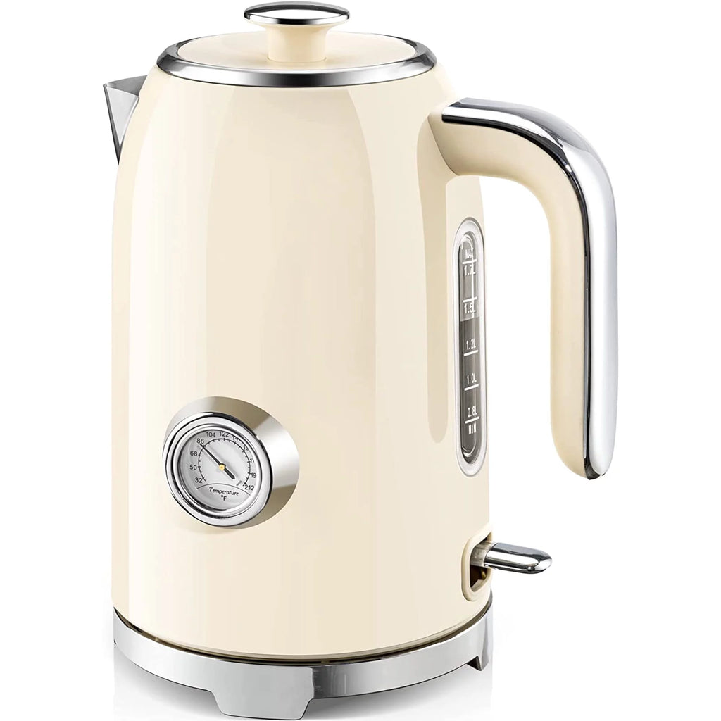 1500W Stainless Steel Electric Kettle with Thermometer H33472