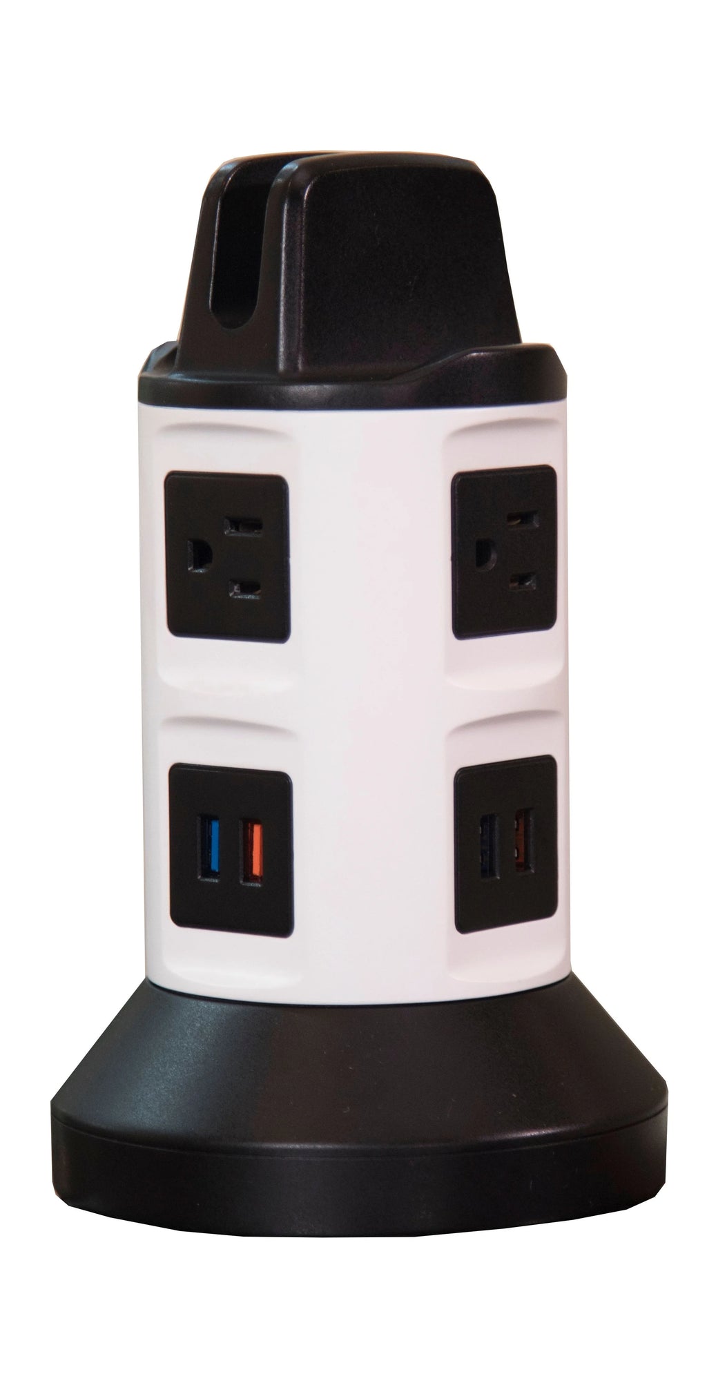 Smart Charging Station with USB Ports and Retractable Cord H578