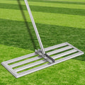 30 x 10in Stainless Steel Lawn Leveling Rake with 77 in Handle N563