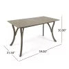Acacia Wood Rectangular Dining Table Q4385