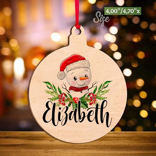 Custom Wooden Christmas Ornament F646184