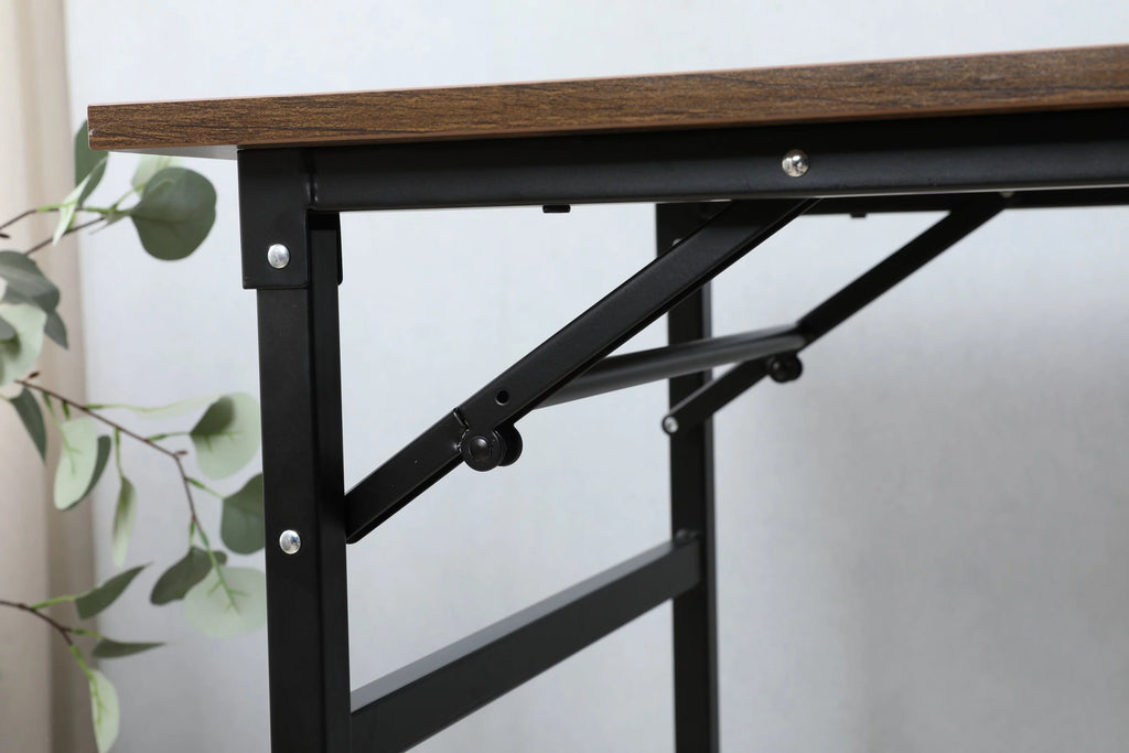 Folding Table Desk 31.5x15.7 Inches Black F44491