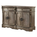 Antique Champagne Marble Top Server B5836