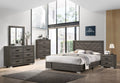 Queen Size 4pc Bedroom Furniture Set with Dresser Mirror Nightstand C694