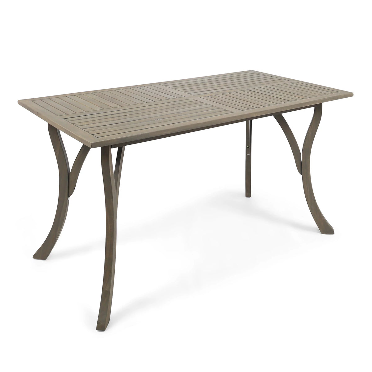 Acacia Wood Rectangular Dining Table Q4385