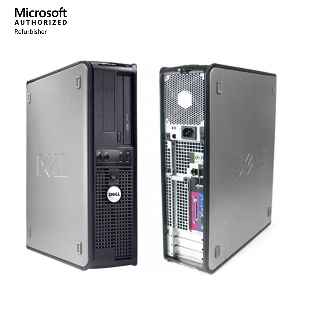 Refurbished Dell Small Form Factor Desktop PC with Intel Core 2 Duo, 4GB Memory, 250GB Hard Drive, DVD, Wi-Fi, Windows 10 Home X989165