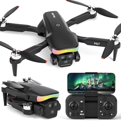 Black 1080P Camera Mini RC Quadcopter Drone with Carry Case K16296