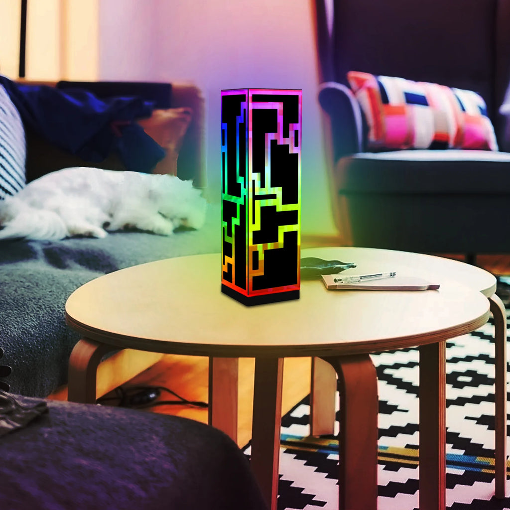 RGB Cube Standing Desk Lamp LED I11897