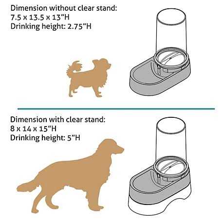 Elevated Gravity Pet Water Dispenser I176