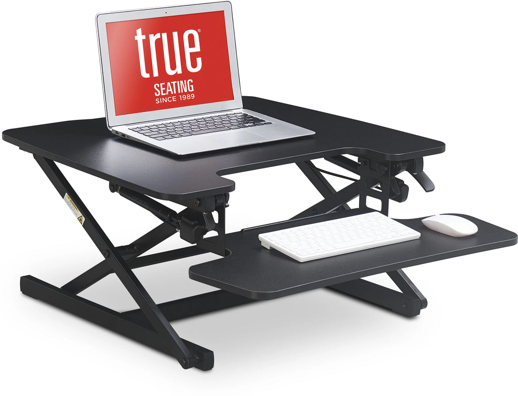 Black Height Adjustable Standing Desk Converter A647