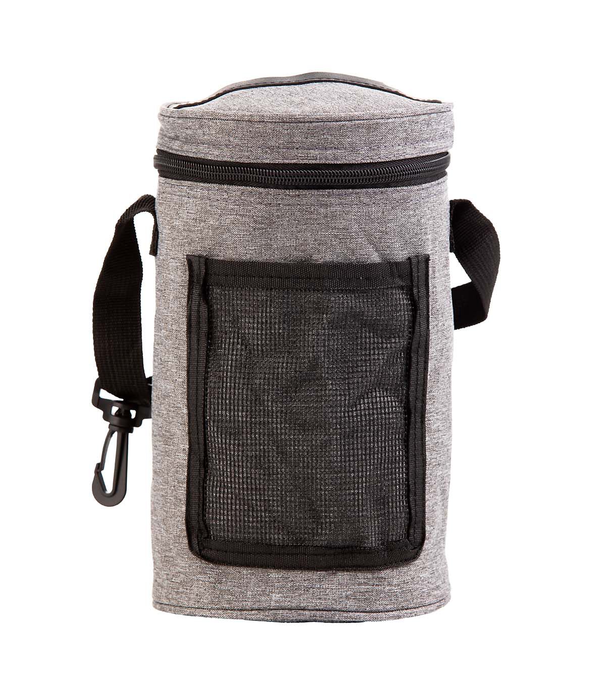 Gray Yarn Drum Storage Bag Q943014