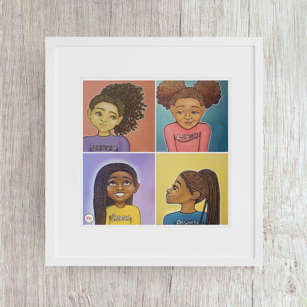 12x12 inch Kid's Room Unframed Wall Art Print P12794
