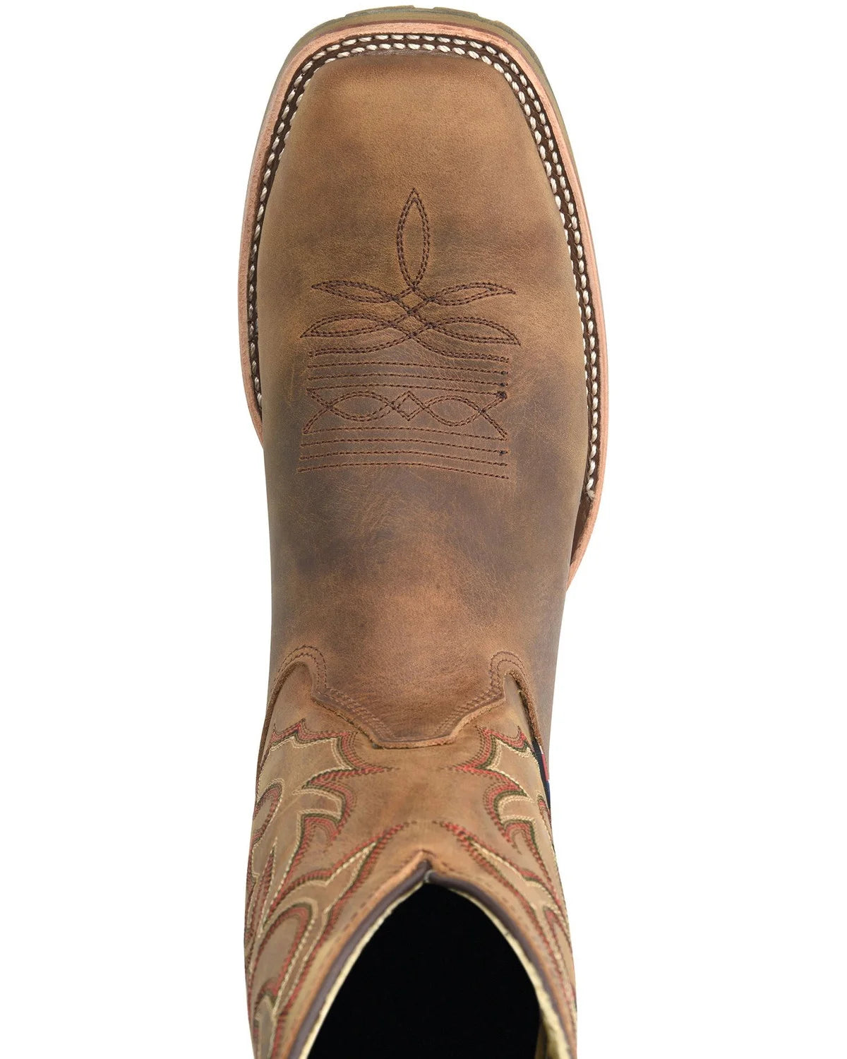 11 Inch Steel Toe Wide Square Roper Boots O549