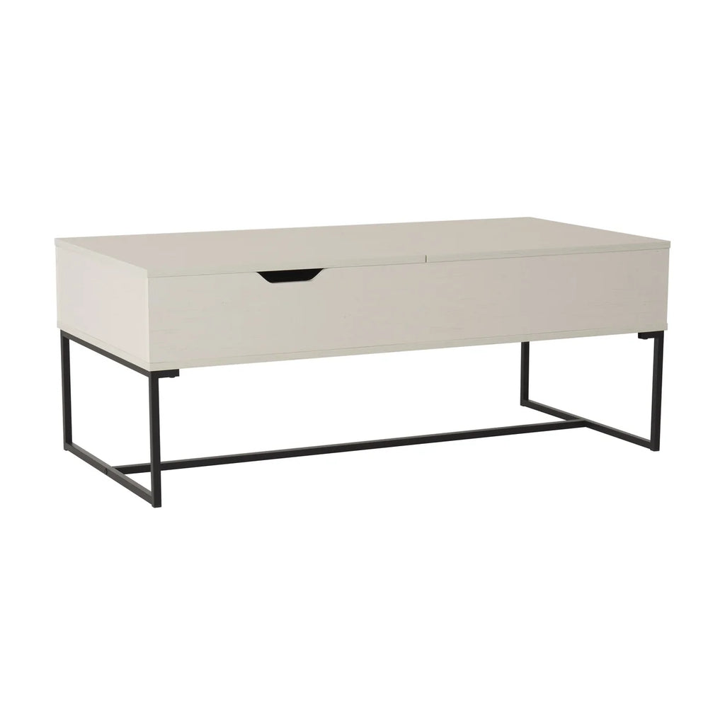 White Half Lift Top Coffee Table X661