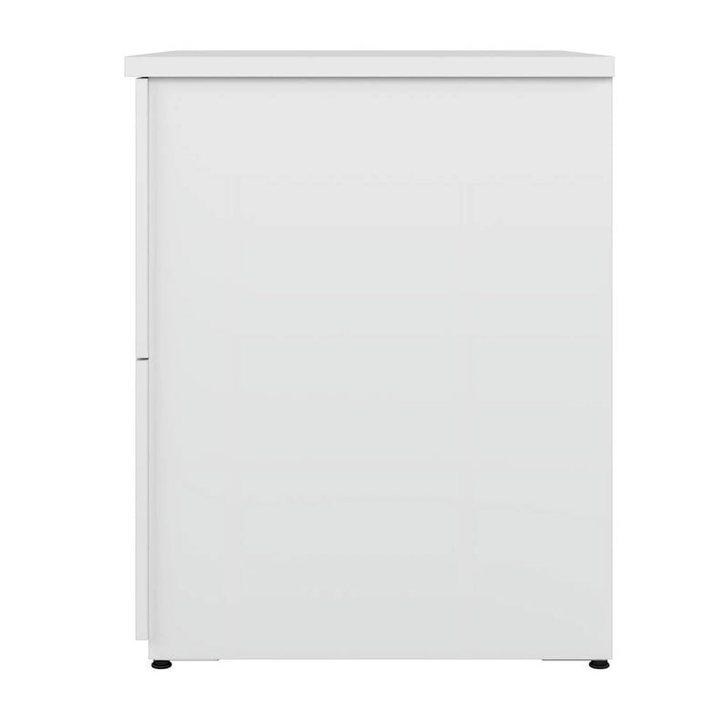 2-Drawer Engineered Wood Lateral File Cabinet in Pure White N741542
