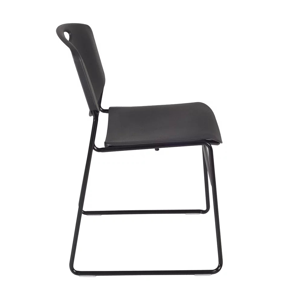 48" Square Breakroom Table & 4 Stack Chairs F501