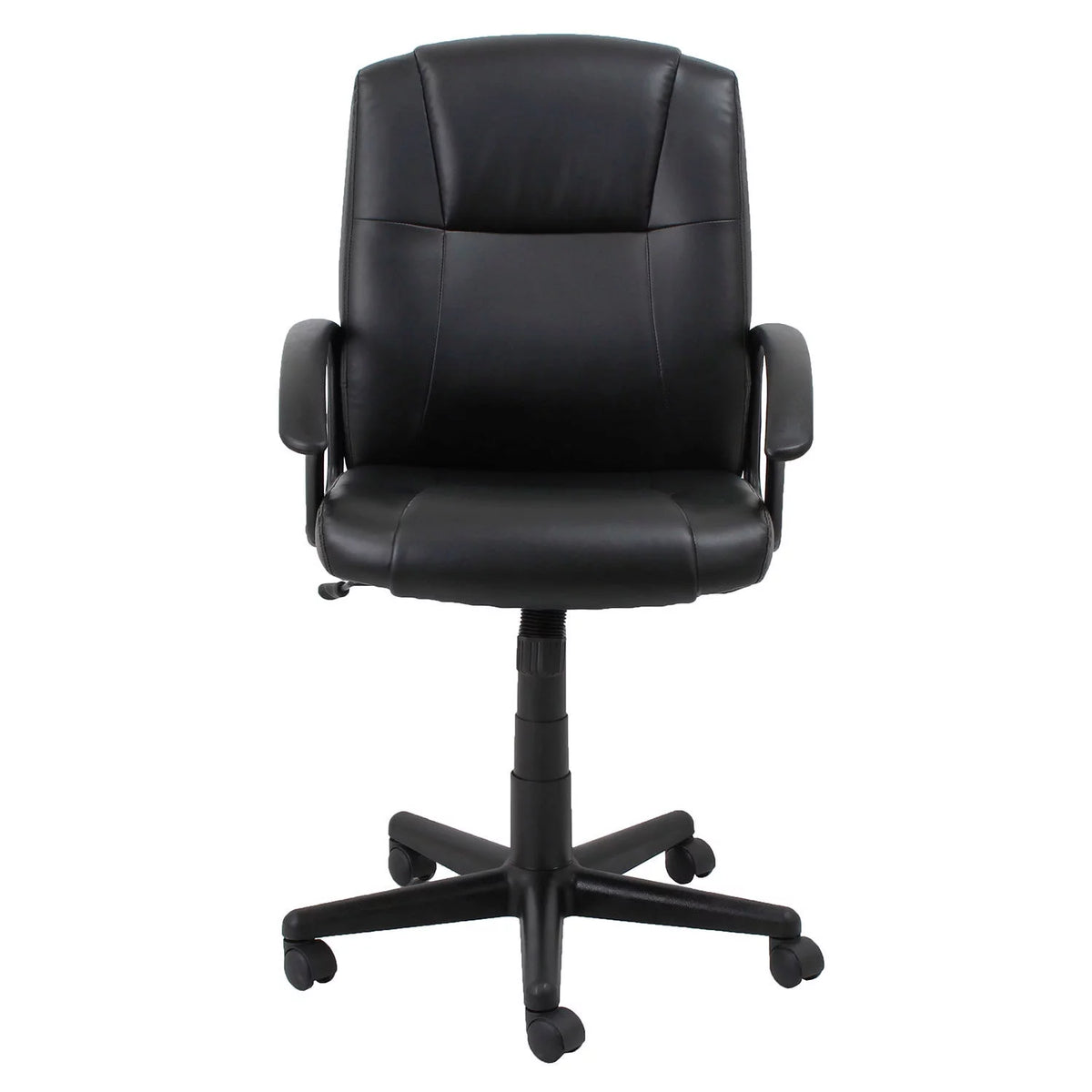 Black Bonded Leather Mid Back Executive Chair L172
