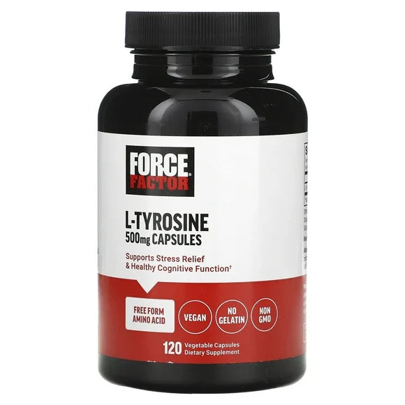 L-Tyrosine 1,000 mg 120 Vegetable Capsules Y8369