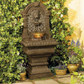 3 Tier Outdoor Wall Water Fountain with LED Light S611238