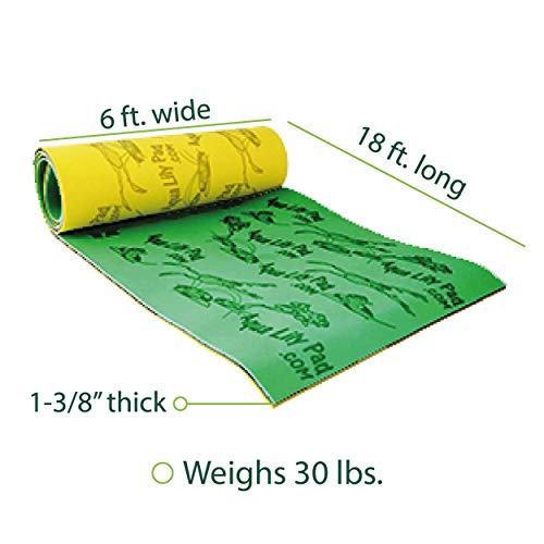 Green/Yellow Floating Water Mat R668941