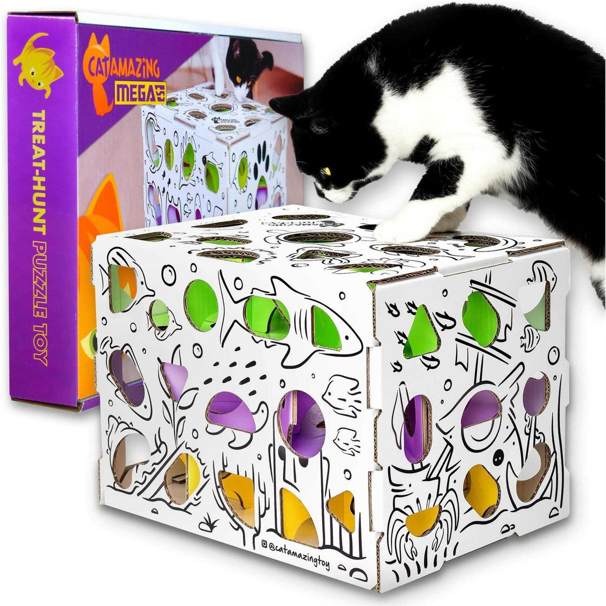 Cat Treat Puzzle Box W356173