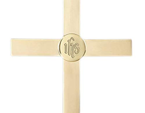 15 Inch Brass Altar Cross D207