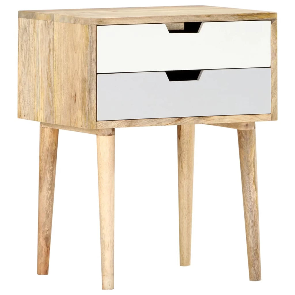 Solid Mango Wood Bedside Cabinet X35239