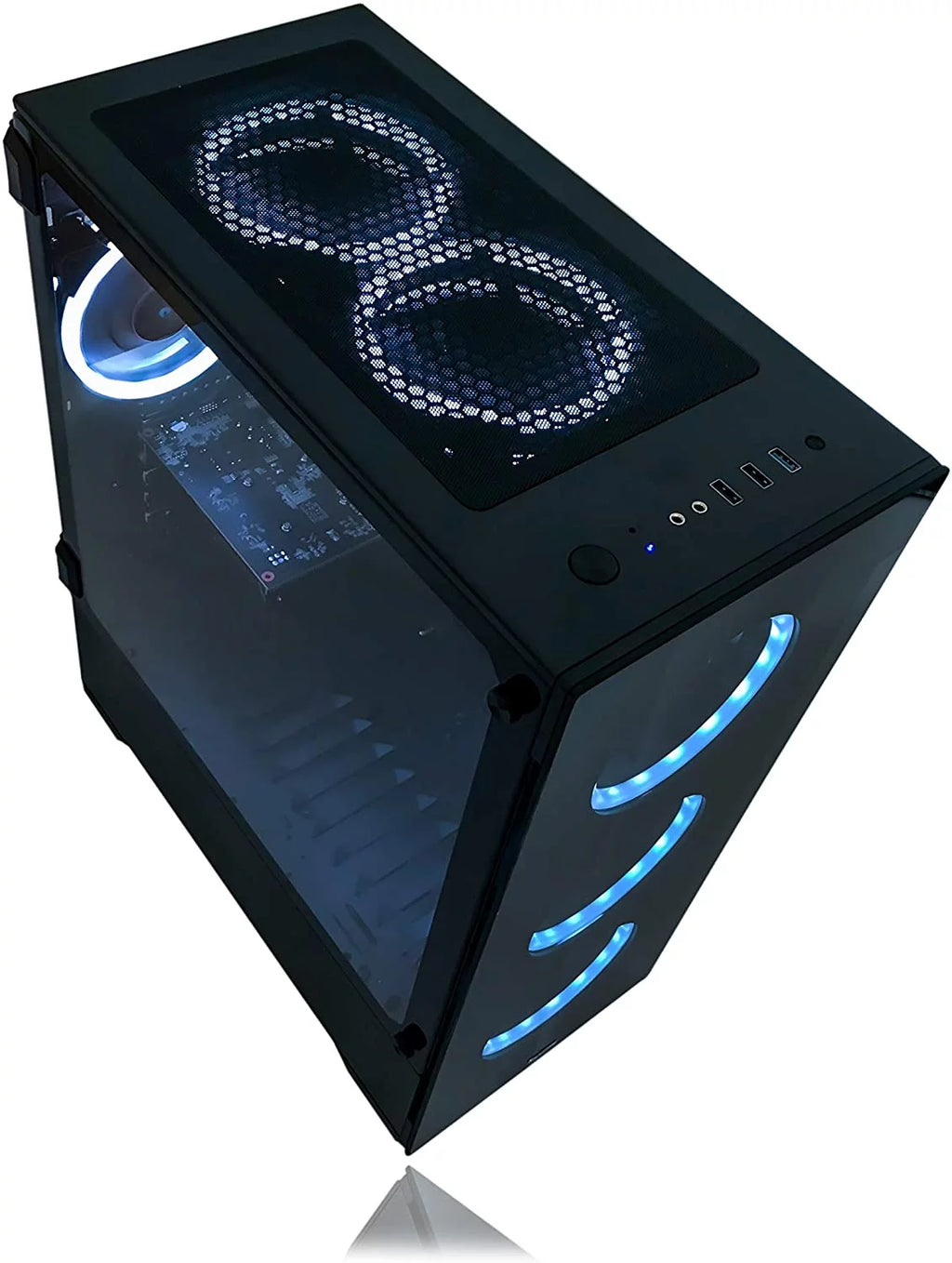 Gaming PC Desktop Computer 16GB Ram 512GB SSD RX 580 8GB L596