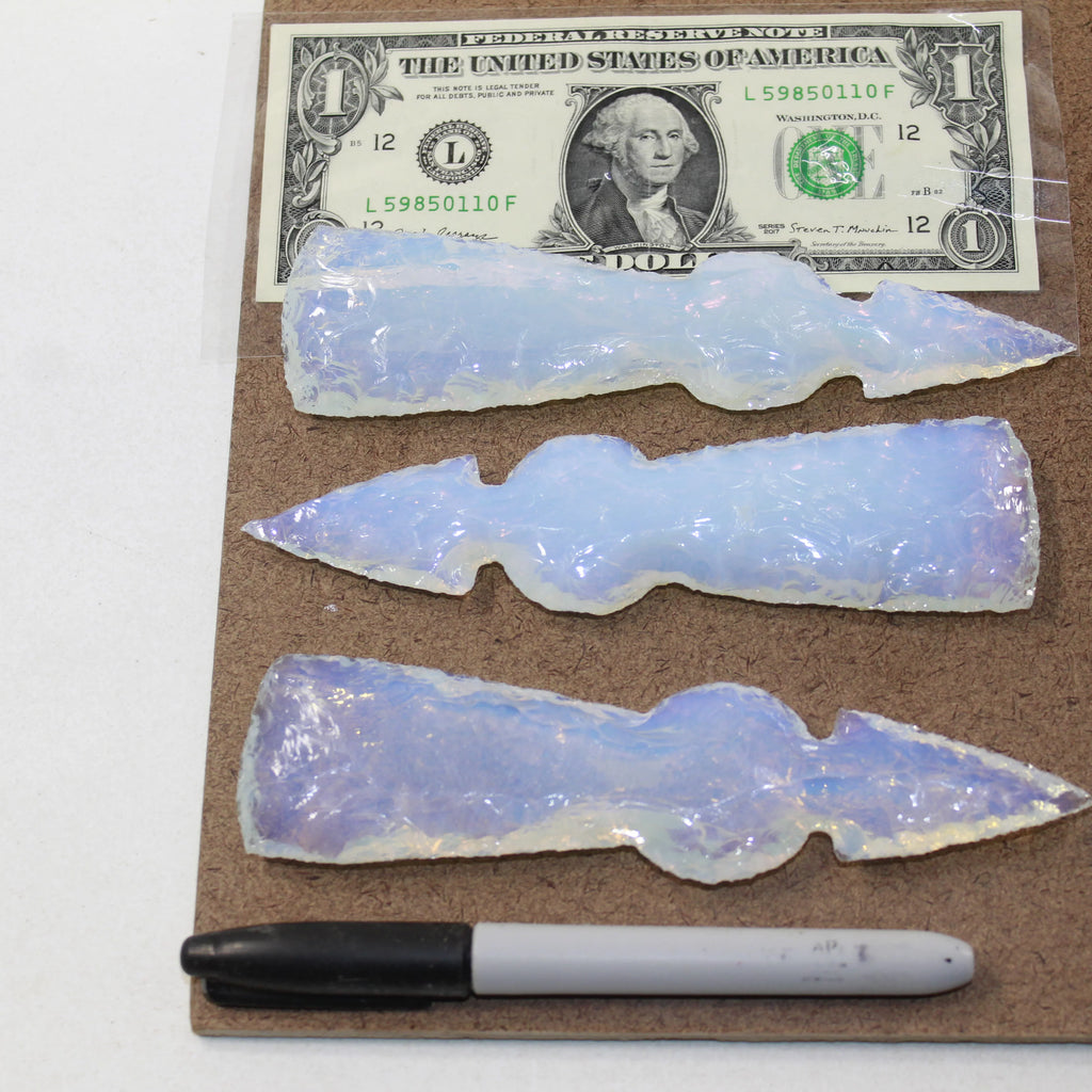 Opalite Ornamental Tomahawk Heads K73036